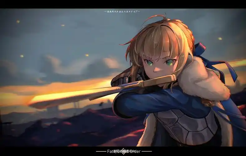 saber插画图片壁纸