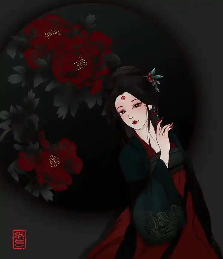 张小白古风插画打卡28