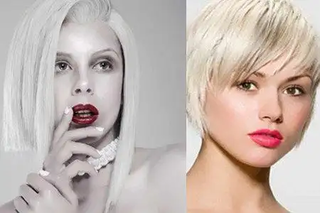 白色头发的发型 充满酷劲又迷人