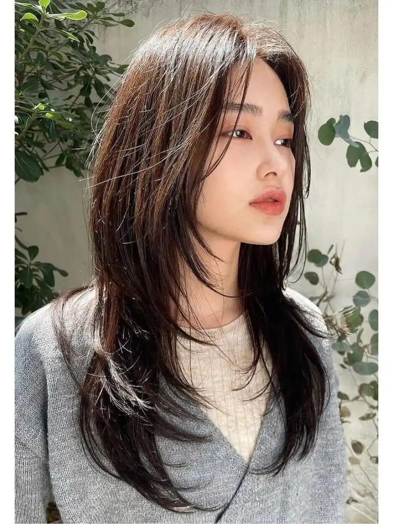 超迷人的高层次 动感长碎发 太美了吧 夏天来一款这样的高层次长碎发