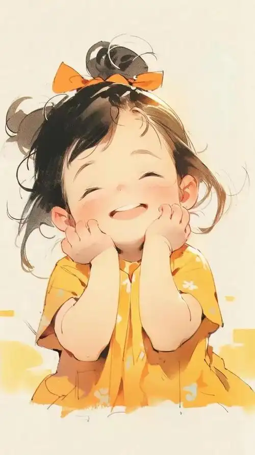 治愈壁纸,孩子们天真的笑容,是世界上最美的风景