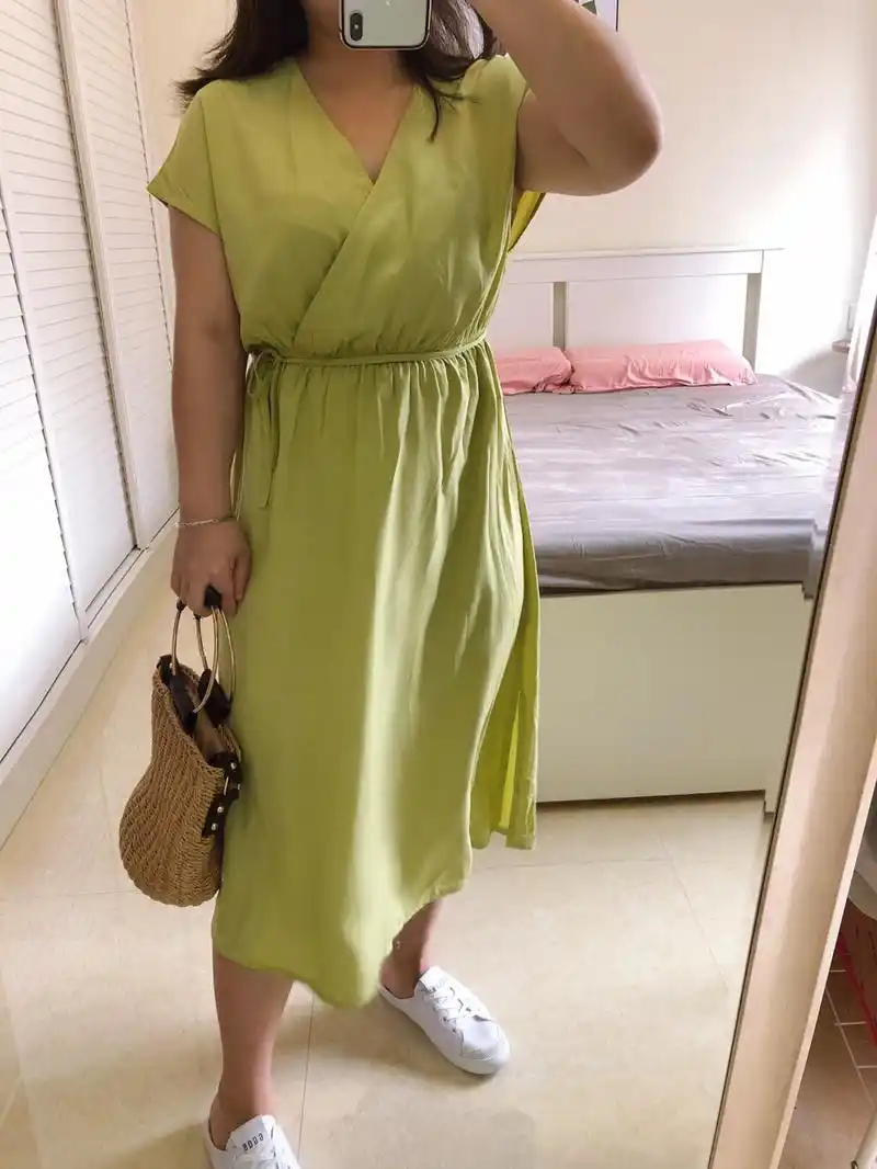 小胖150cm/110斤今日穿搭分享清新甜美风