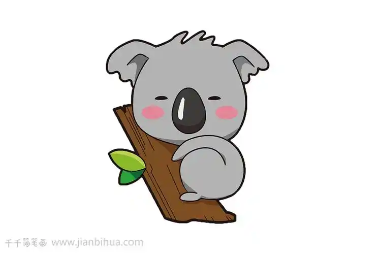 学画树袋熊简笔画