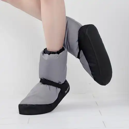 舞蹈保暖秋冬加厚芭蕾芭蕾舞舞鞋成人练功软底芭蕾舞鞋