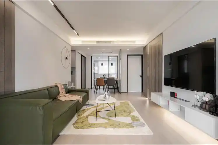 极简风简约客厅丨大白墙yyds