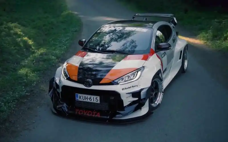 宽体改装gr yaris:这jdm味够冲吧