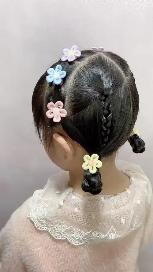 幼儿园小清新发型,就这么简单#儿童编发