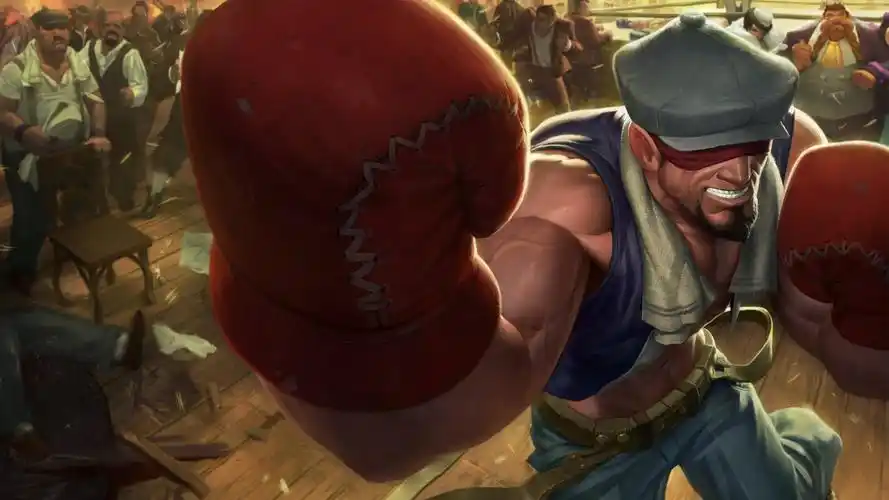 盲僧-地下拳王-李青 英雄联盟图片,4k高清游戏图片,娟娟壁纸