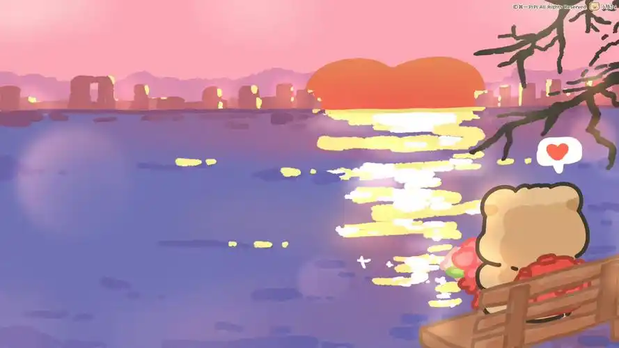 可爱小熊ipad电脑壁纸