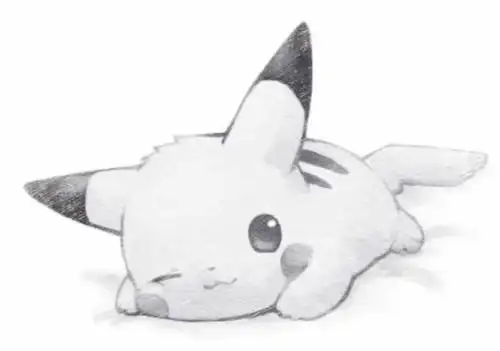 求皮卡丘的素描铅笔画,各种表情的.还可以帮画个人物的.