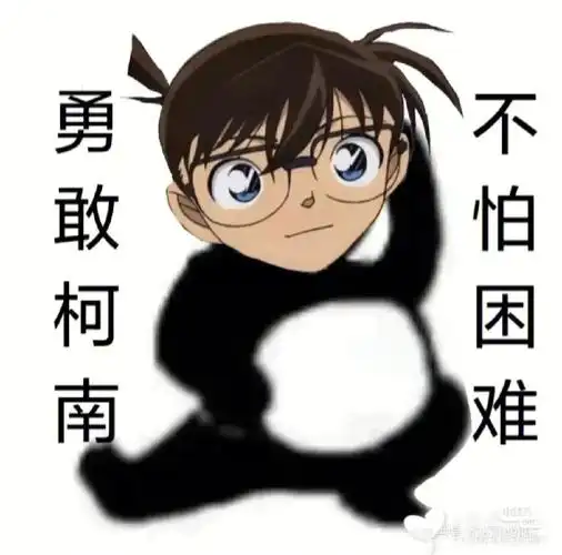 那些年柯南的搞笑表情包