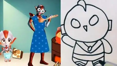 奥特曼简笔画 简笔画教大家画简笔画  动手画画 (1)