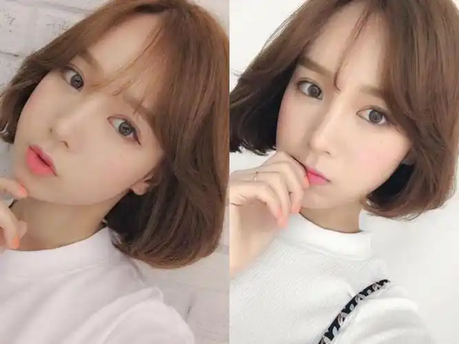 适合方脸女生的刘海发型图片