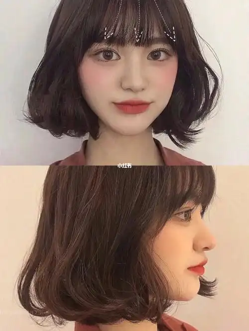 适合冬季的韩式短发气垫烫