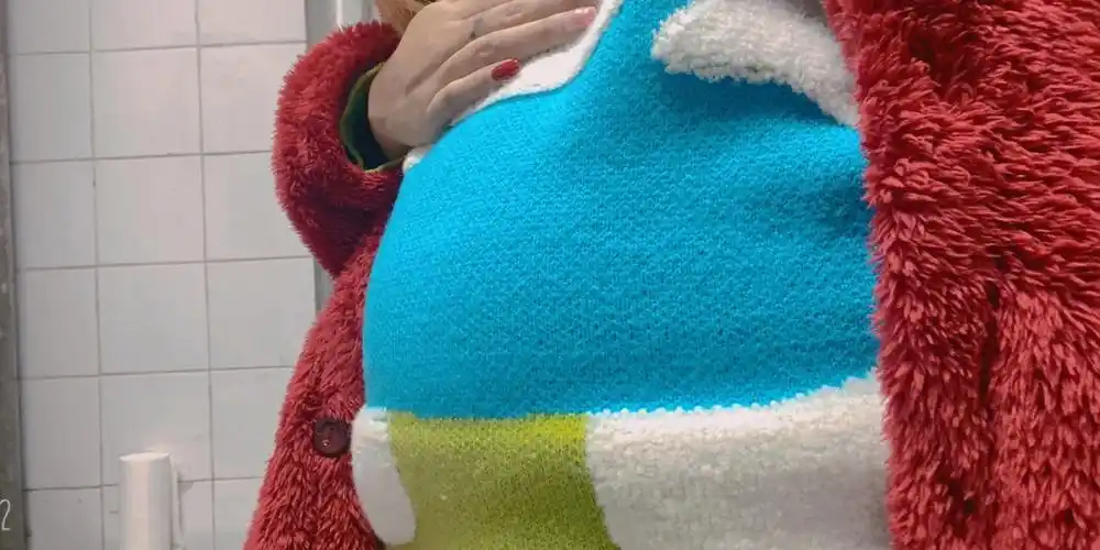 三胎怀孕16w 5,肚子大的离奇,最近食欲不佳,希望体重不要再疯长了