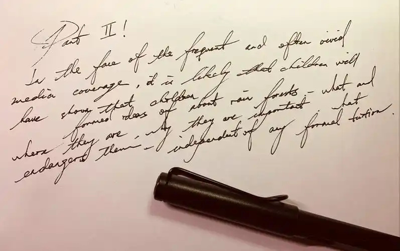 【教学】如何写出英语手写体!(ii)——又快又好看!