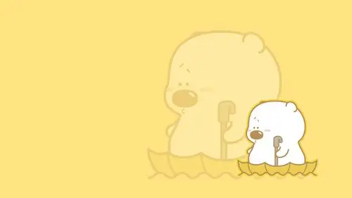 小囧熊可爱卡通电脑桌面壁纸-卡通动漫-壁纸下载-美桌网