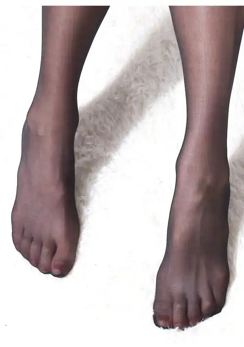 硅胶防滑油亮油光超薄脚尖透明长筒袜女性感肉色高筒大腿丝袜卓思哲