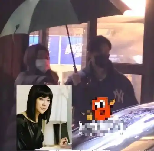 一女子探班钟汉良,身份疑似隐婚多年的妻子,长发披肩身材高挑_谢易桦