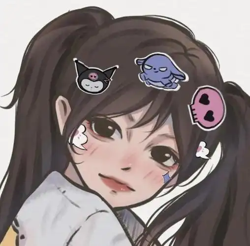 可爱动漫女生头像,可可情侣头像动漫