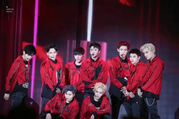 有exo九人的壁纸吗?