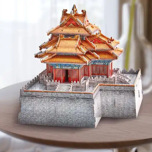 乐立方3d立体拼图故宫角楼仿真建筑中国国风拼图