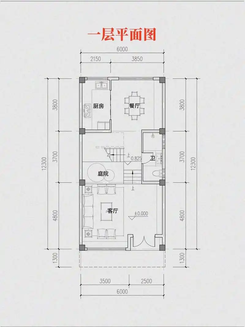 海南农村自建房布局  三层6米x12米 来自海南海口 琼山区甲子镇李先生