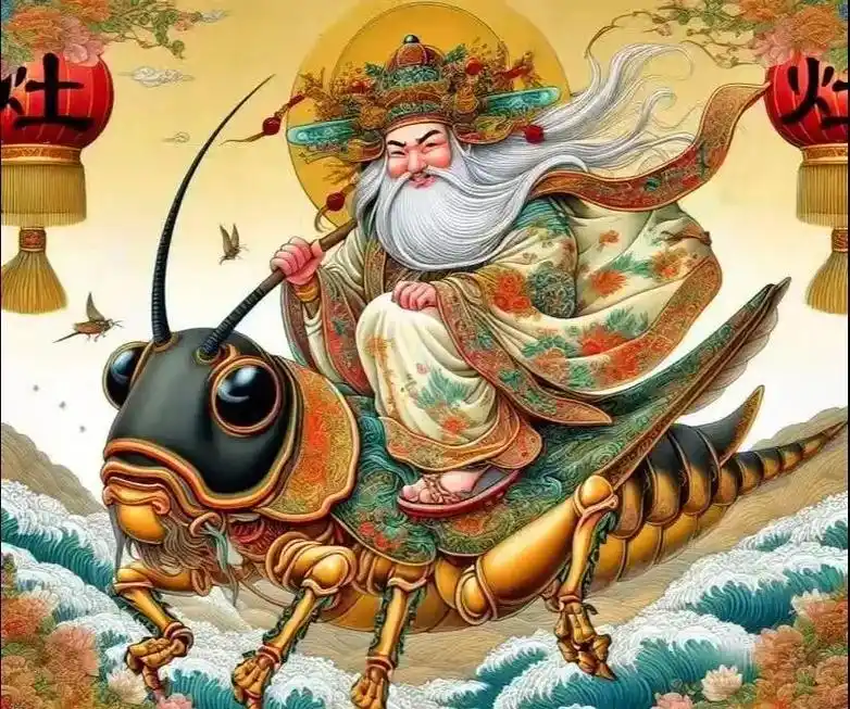 灶王爷有个坐骑,名曰:灶马,灶王爷就是骑着这个上天的.其实灶 - 抖音