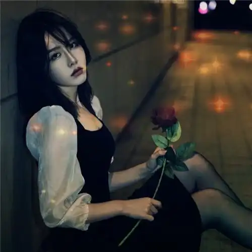 emo伤感头像图片