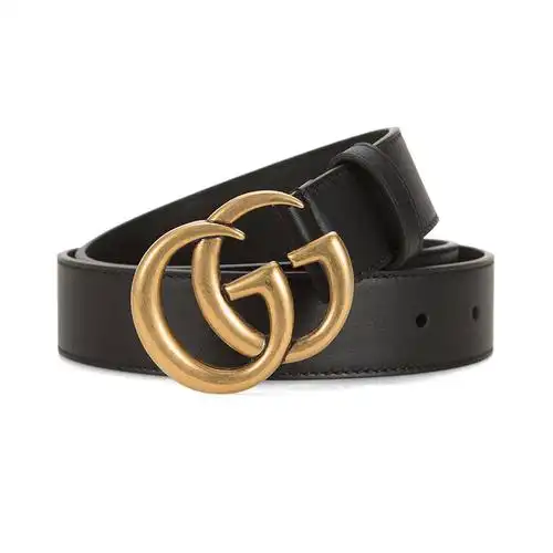 gucci 古驰 gucci腰带 男士双g扣头牛皮皮带腰带85