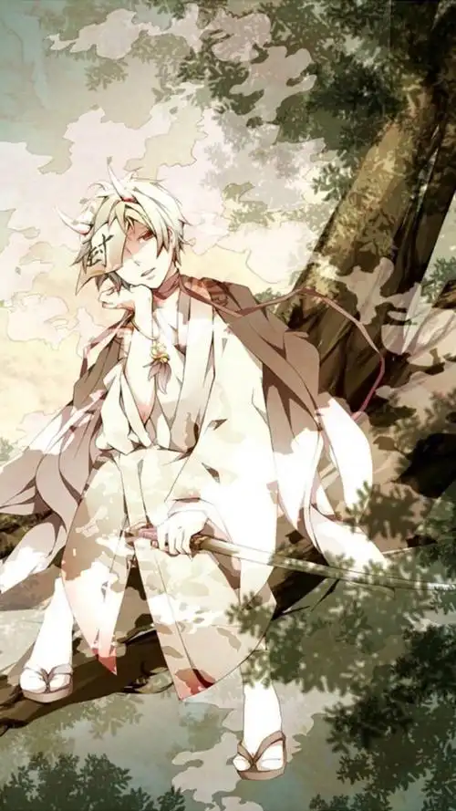 二次元美少男夏目黑板报插图