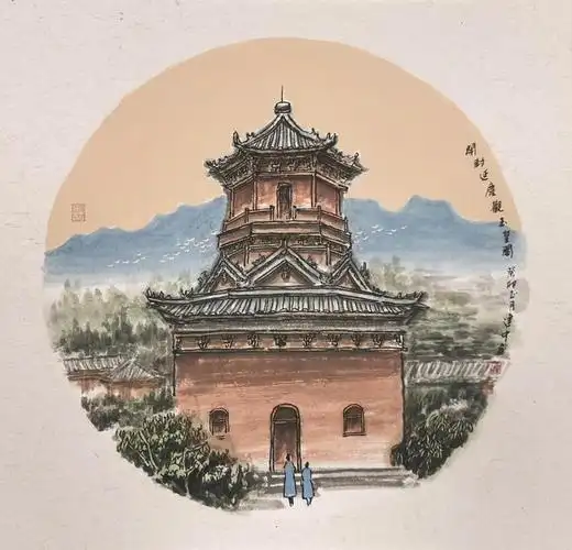 古建筑国画大家郑建中 让世界爱上中国建筑