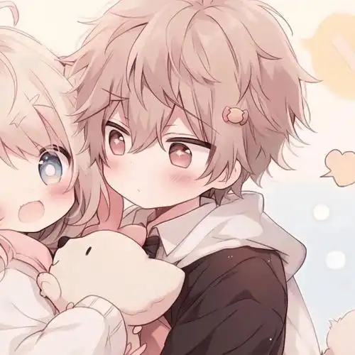 甜甜蜜蜜的卡通情头