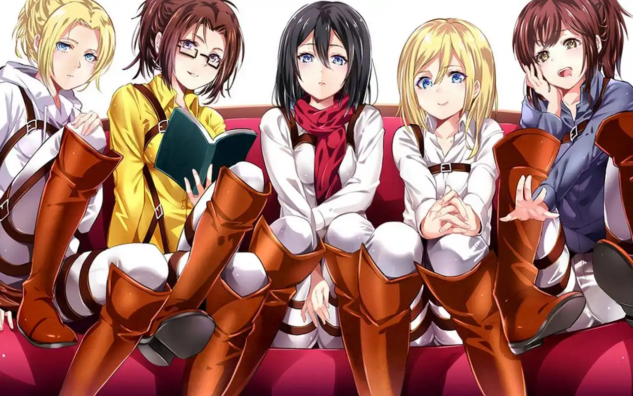 人气日漫《进击的巨人》动漫人物图片桌面壁纸