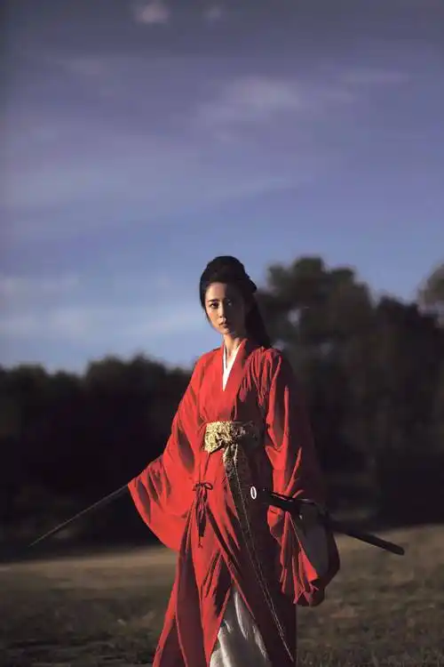 栾蕾英古风大片手持利剑演绎独行女侠客