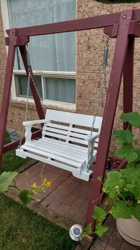 自制后院秋千椅