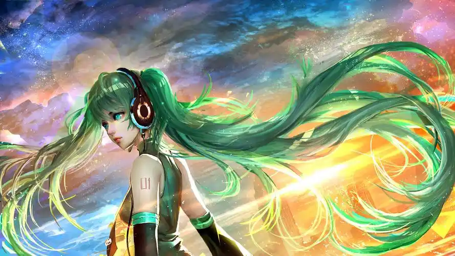 vocaloid,三苦初音,女孩,耳朵,动漫壁纸