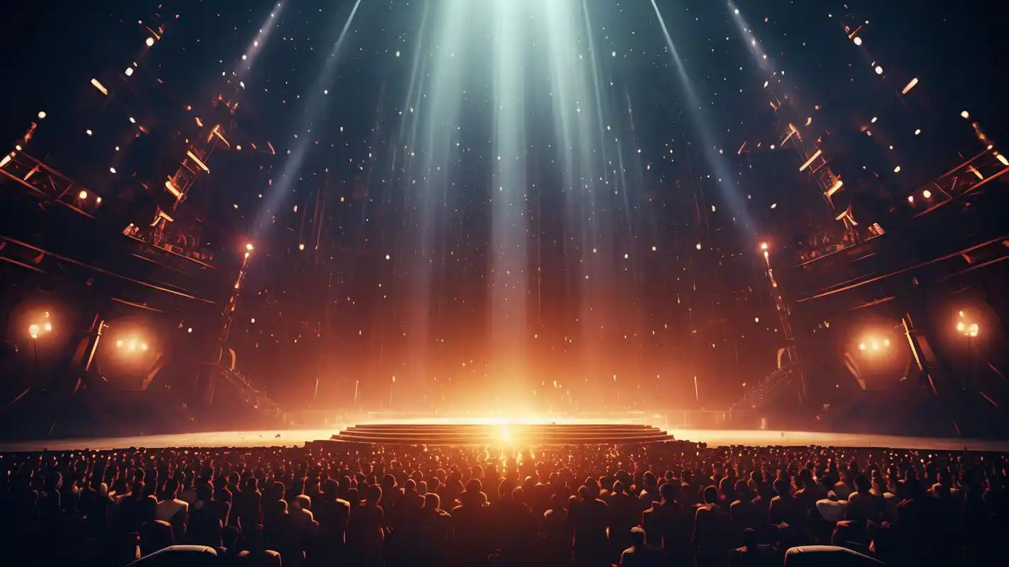 炫酷舞台背景led显示屏壁纸9178