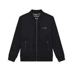 fila斐乐男装休闲耐磨运动外套男基础简约拉链舒适针织长袖外套