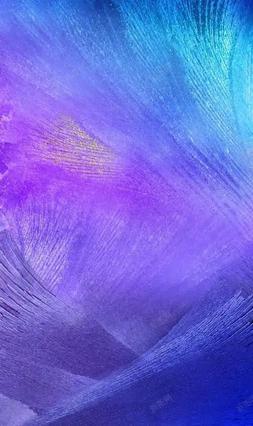 蓝紫色水彩花纹海报背景