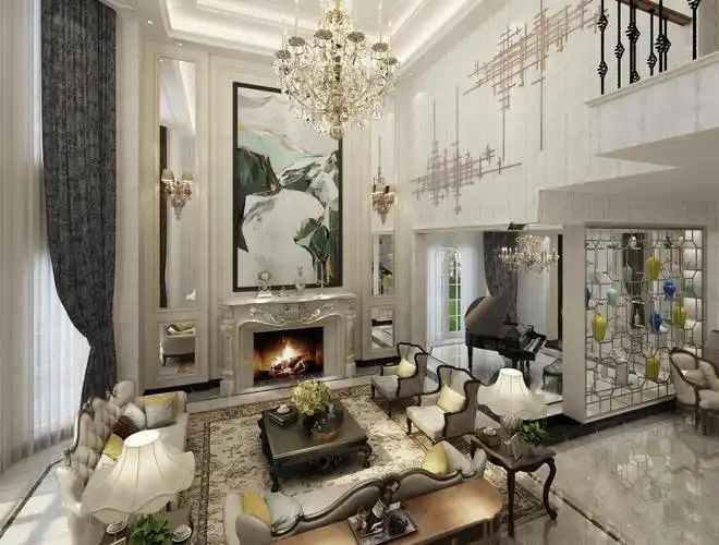 金大元御珑宫廷别墅装修设计作品,欧式风格鉴赏