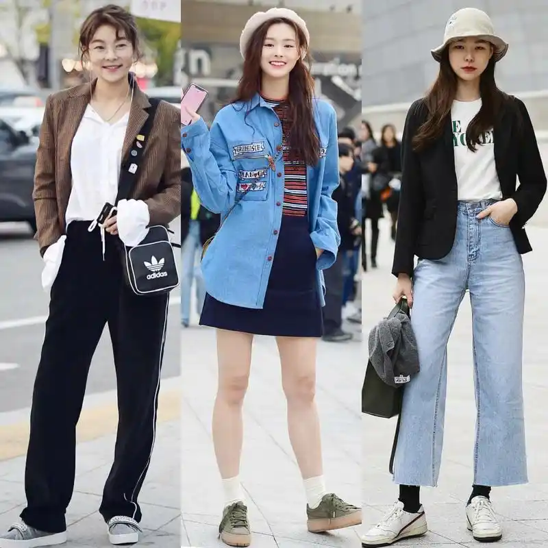 韩国街拍:首尔街头的小姐姐这么穿,摩登范十足,时尚感爆棚