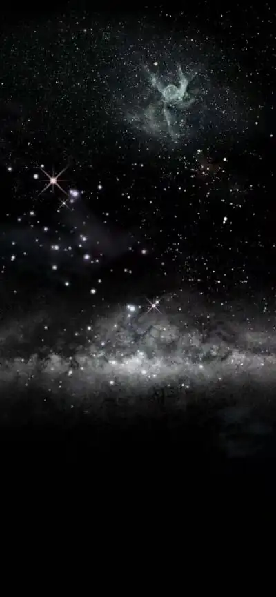 黑色系星空壁纸 我真想化作星空,用无数双眼睛望着你.