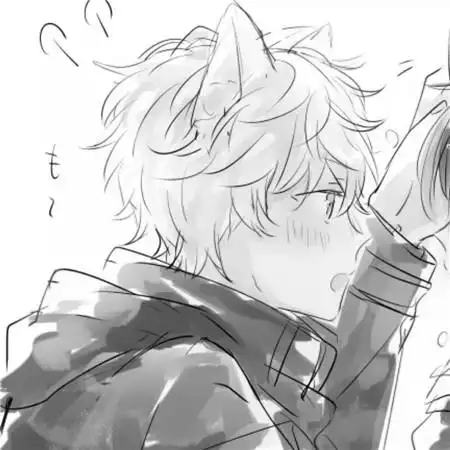 黑白兄弟头像一左一右动漫图片_基友男生头像_头像屋