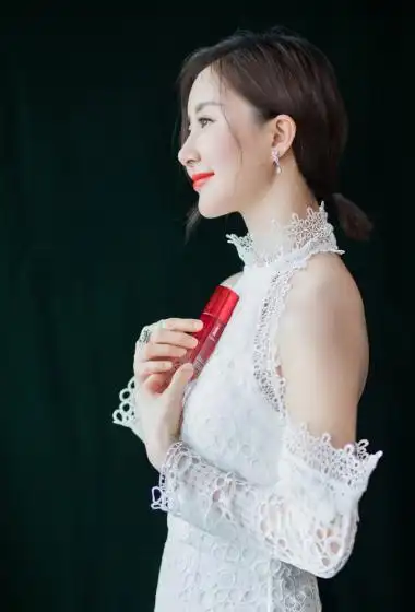 舒畅性感镂空蕾丝长裙活动照图片88