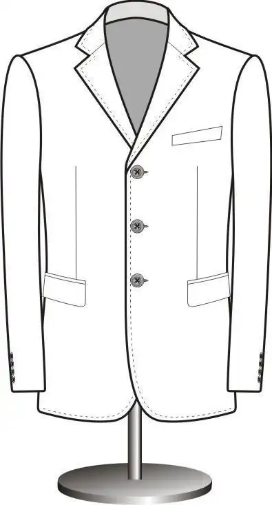 网红可爱简笔画西装