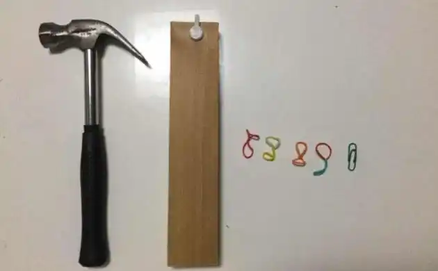 自制简易测力计 【实验材料】榔头木板,钉子,多根橡皮筋,钩子(可用