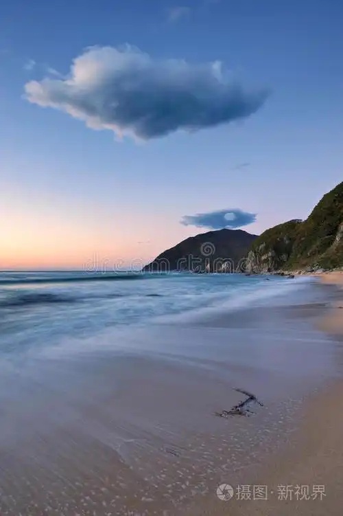 平静的大海早晨