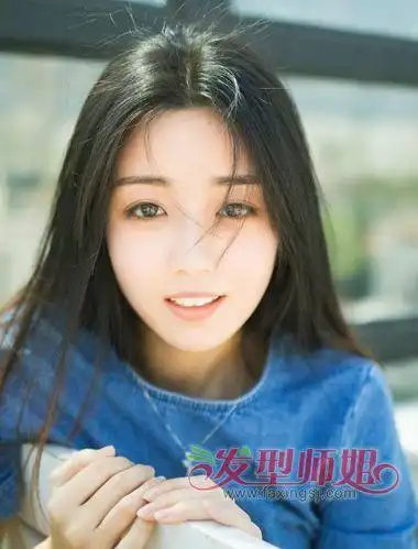 没刘海的好看的学生头型自己怎么梳 中学生没刘海的发型(2)