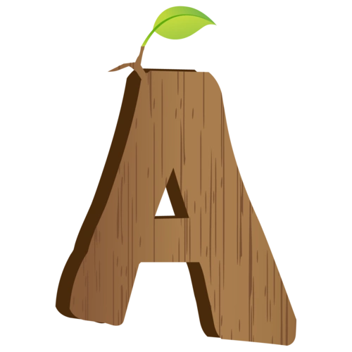 创意木制英文字母a图片